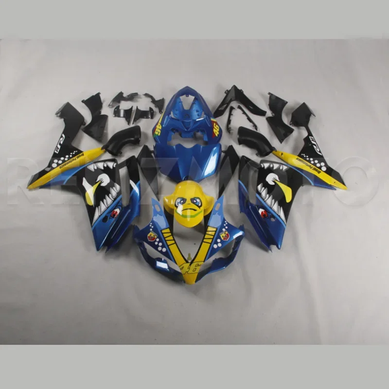 

Blue Yellow Black Fairing for Yamaha R1 2007 2008 Abs Injection Bodywork Kit