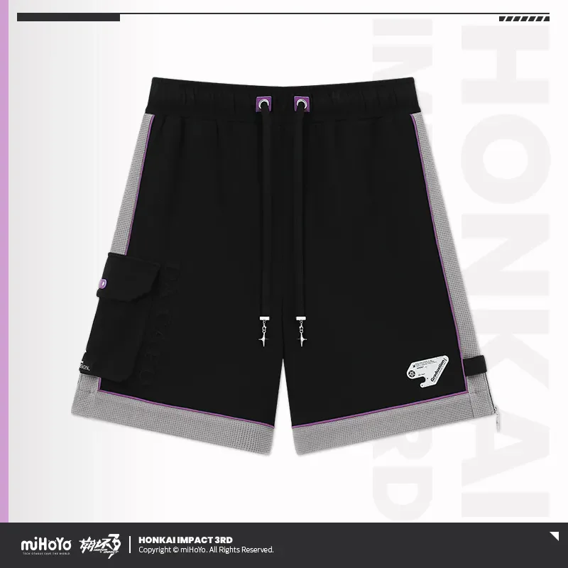 Kiana Themes Impressions Clothing MiHoYo Honkai Impact 3 Cosplay Costumes Adult Bottom Shorts Casual Couple Pants Halloween Gift