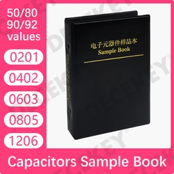 0201 0402 0603 0805 0402 SMD Chip capacitor kit capacitor sample book 38~92Value 950PCS~4600PCS 10uf 10nf 10pf 1nf 10nf 100nf