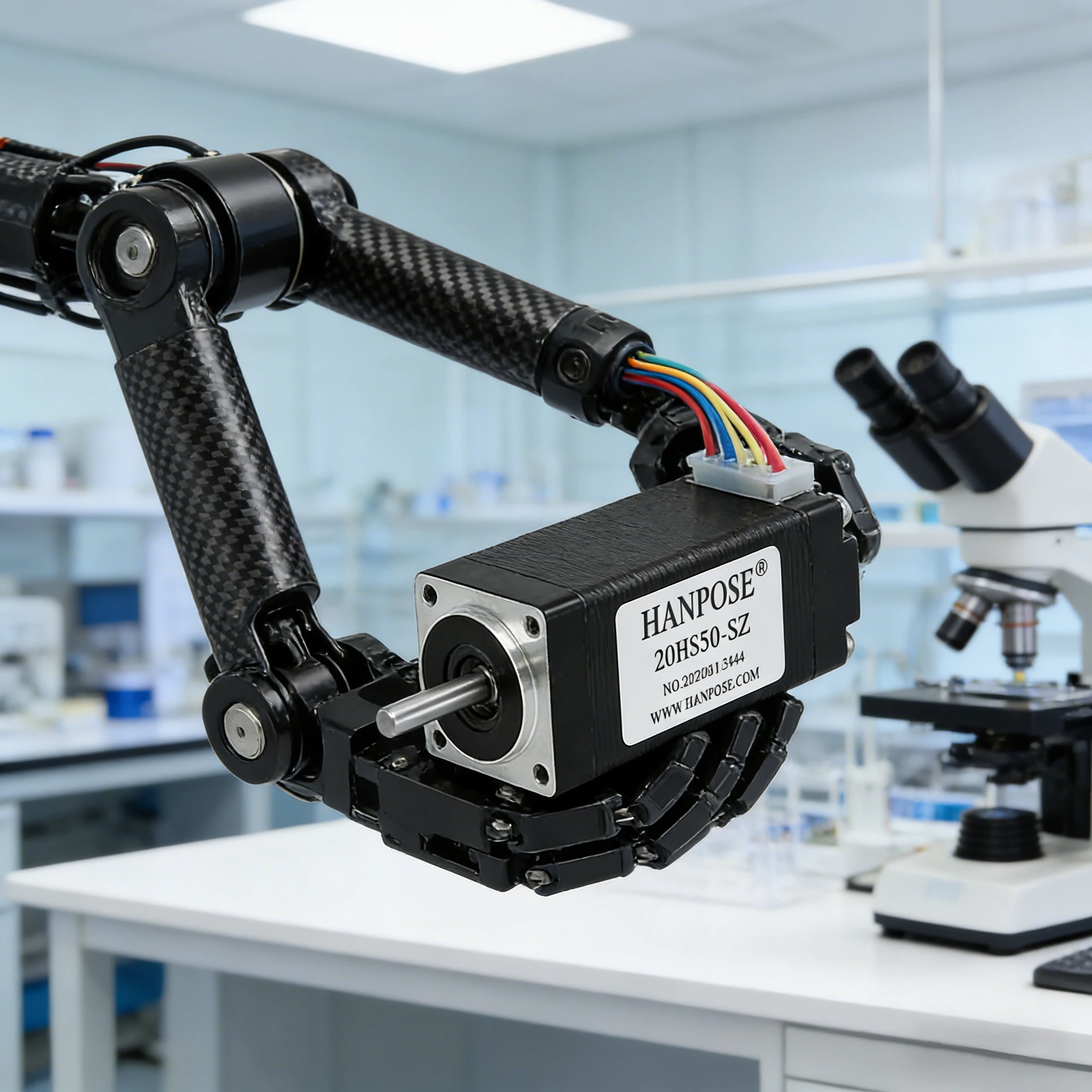 

20HS50-SZ Mini Nema 8 Dual Axis Stepper Motor 50mm 0.8A 0.4N.M High Torque Series Motor for 3D Printer Monitoring Equipment