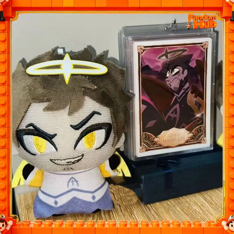 Hazbin Hotel Plush Doll Keychain Q Version 10cm Anime Peripheral Cartoon Stuffed Toy Hazbin Hotel Characters Plush Doll