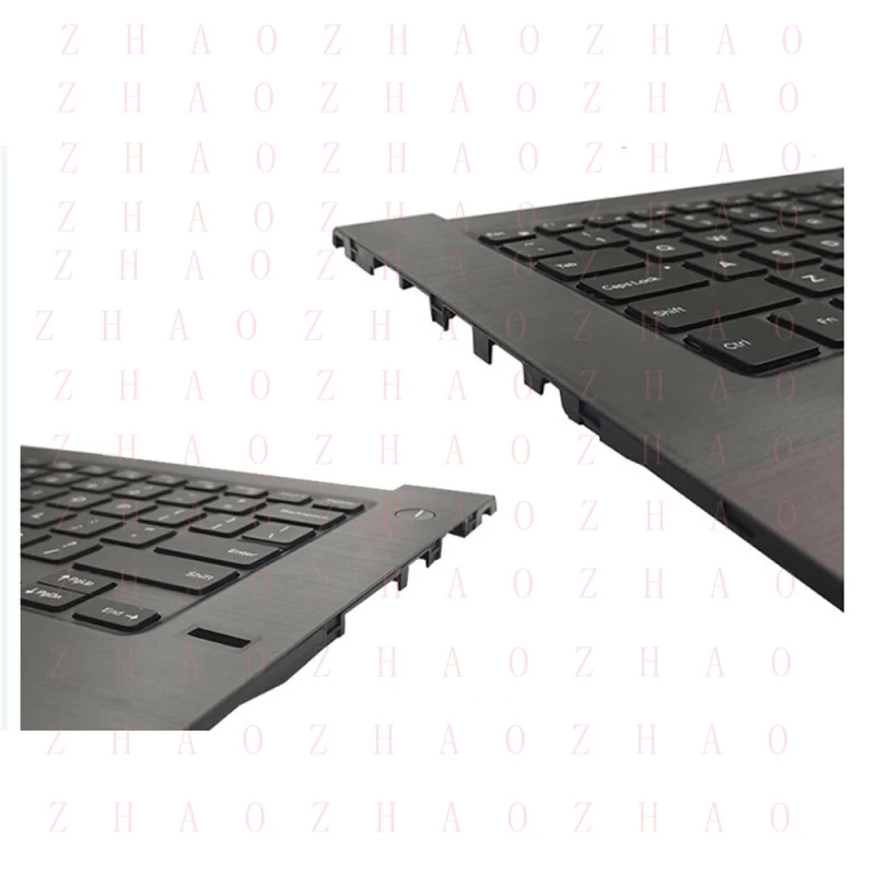 L+ For DELL Vostro 15 V5568 Backlit Keyboard Palmrest Upper Case with Fingerprint