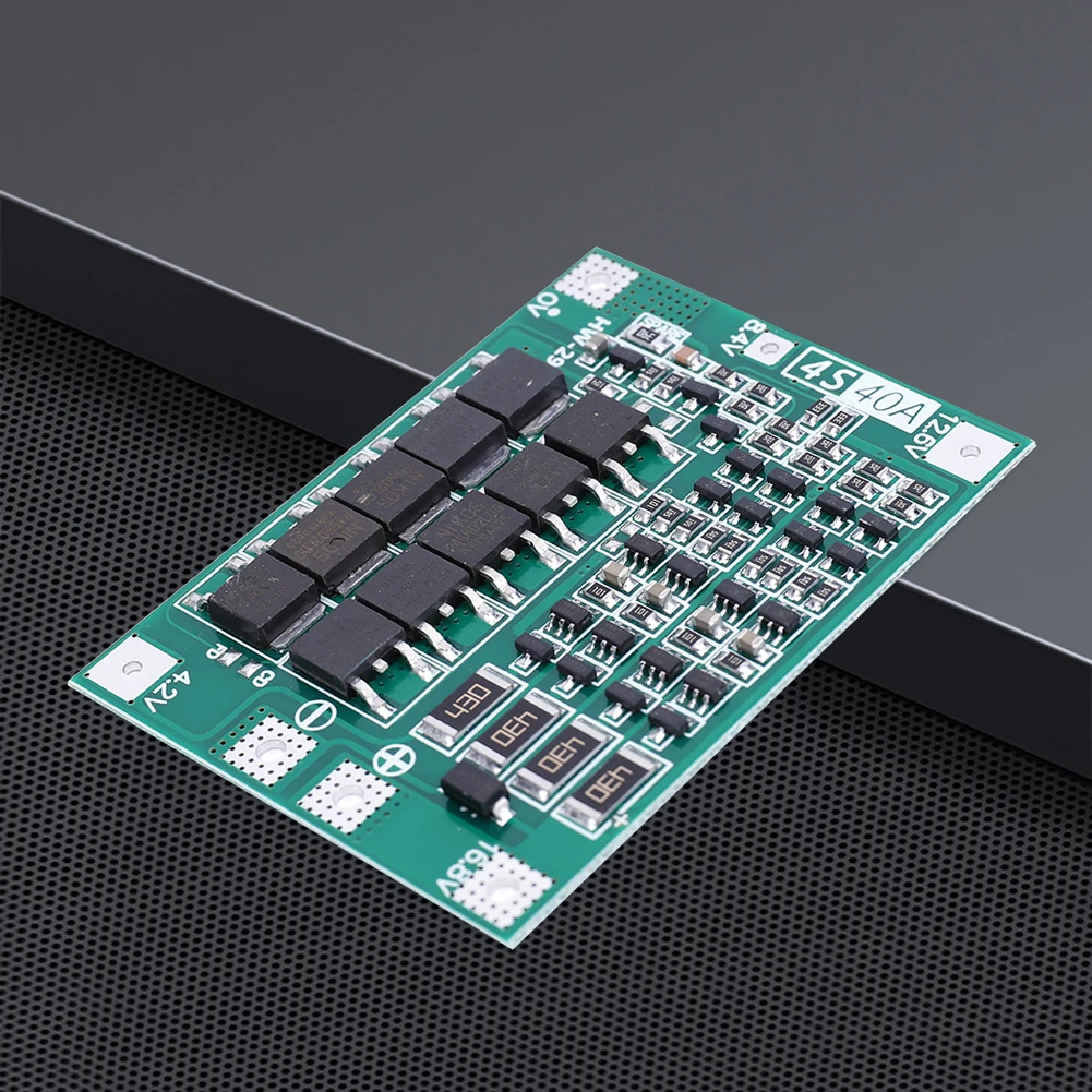 

Li-ion Lithium Battery Charger Protection Board 3S/4S 5A 10A 20A 25A 40A 60A Board Module 18650 BMS for Drill Motor