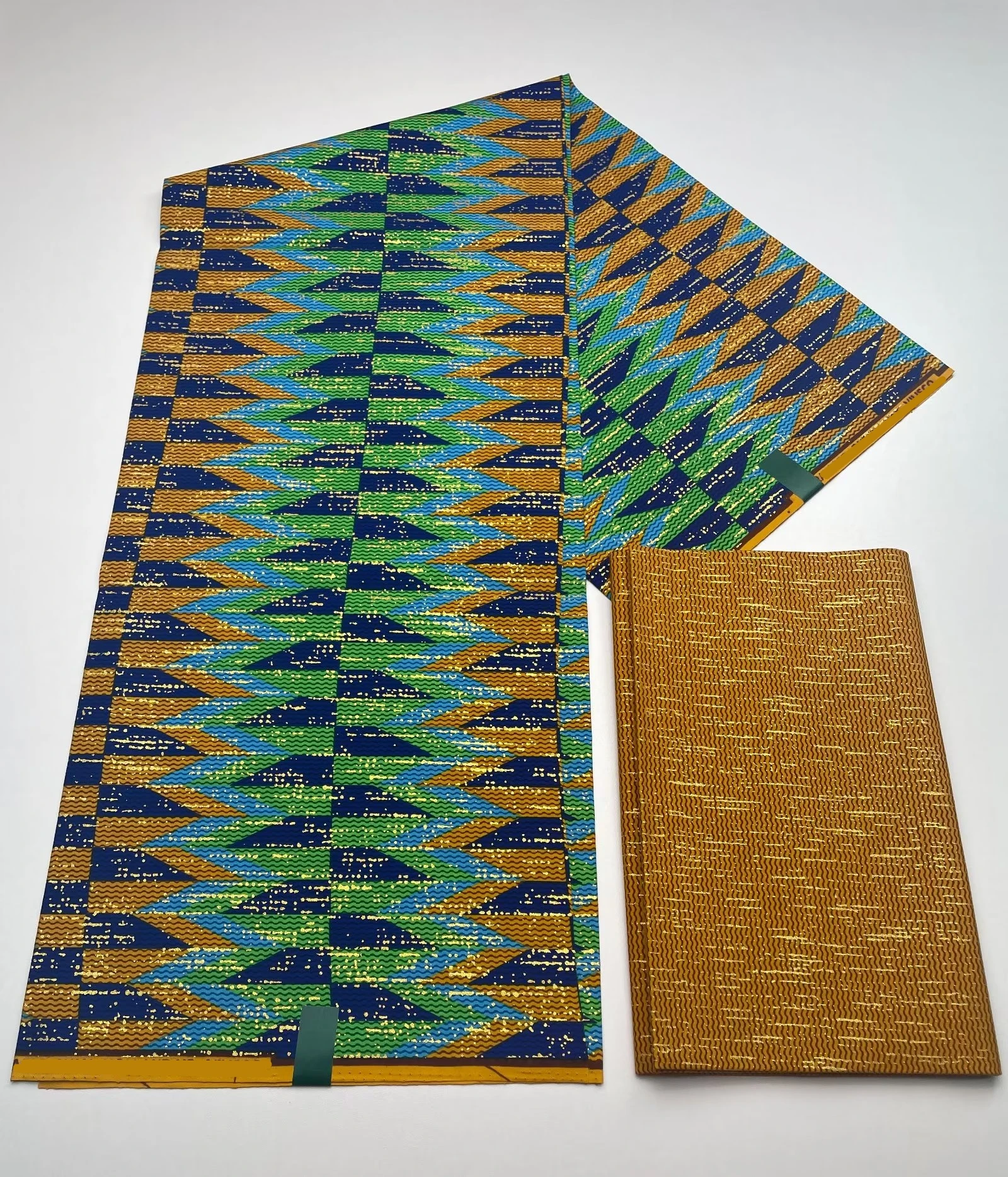 4+2yards African Golden Wax Ankara Fabric 100% Cotton Tissu Pagne Material Batik Nigerian Prints for Sewing Dress  X1216-2