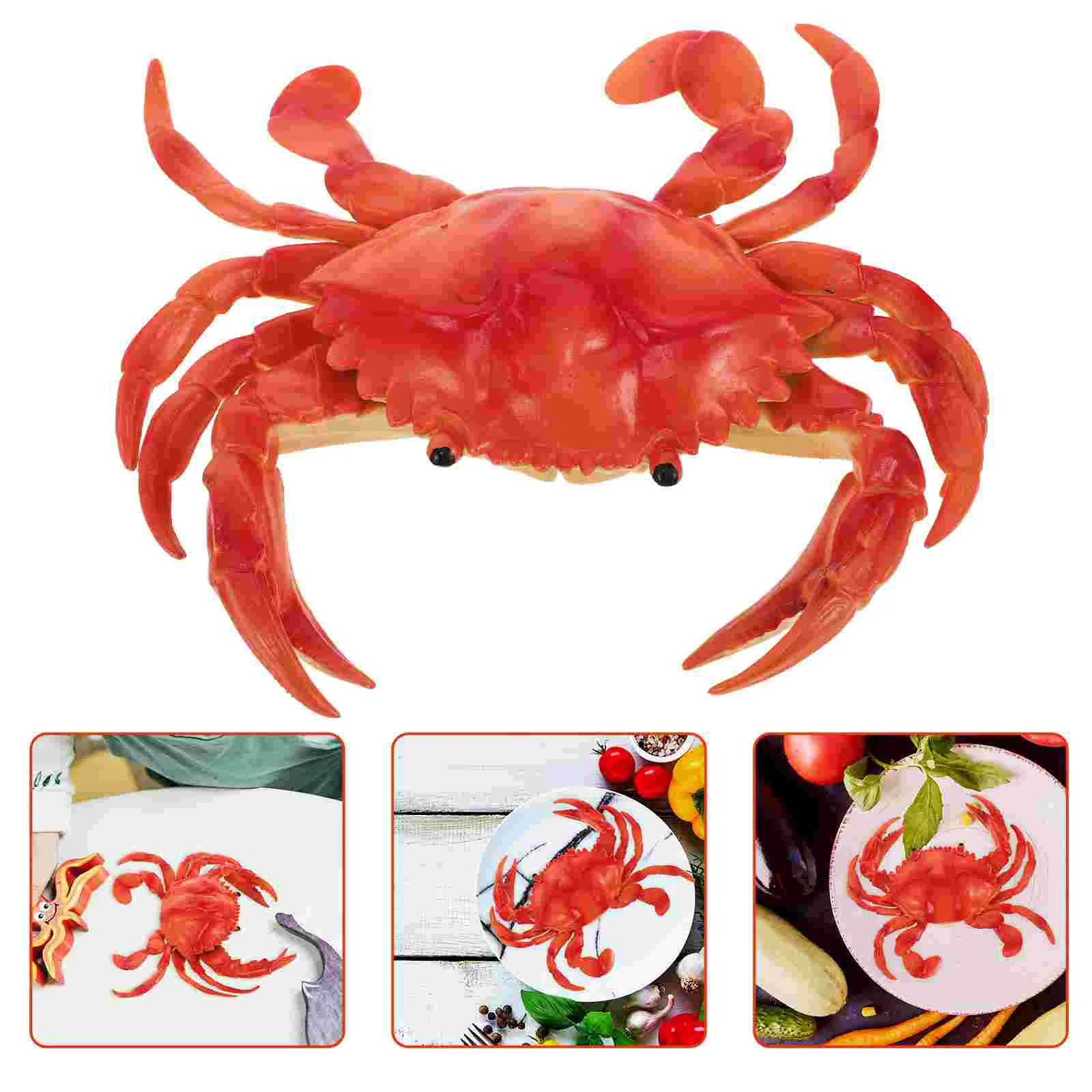 

Crab Toy Fake Models Animals Toys Party Decorations Plaything Creative Simulation Artificial Realistic Pinch