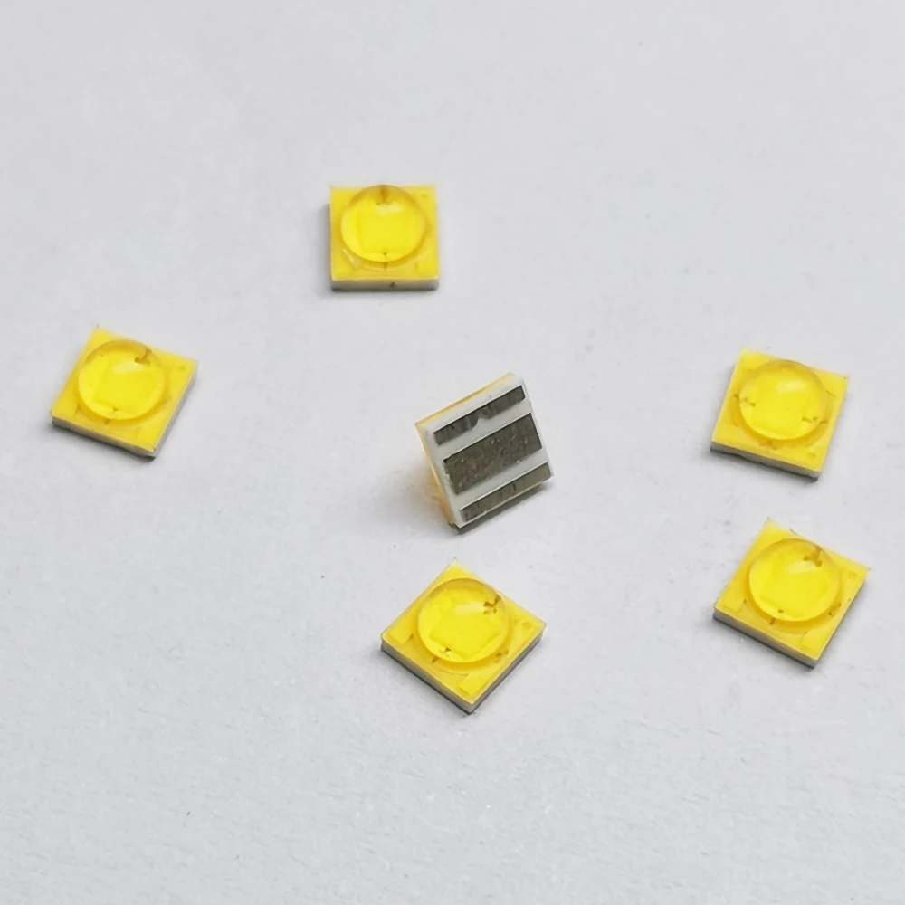 10PCS 3W 3535 Warm White 2800-3200K Ceramic LED Lamp Bead Warm White Diode 3W 45mil Replacement  3535  Chip