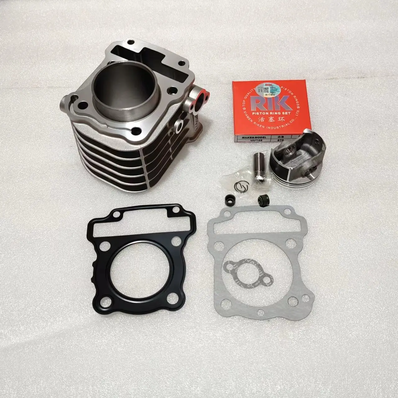 Motorcycle Engine Cylinder Kit With Piston Pin and Gaskets 52.5mm Bore for SUZUKI Scooter UU125T UU125i UY125 UU125T-2