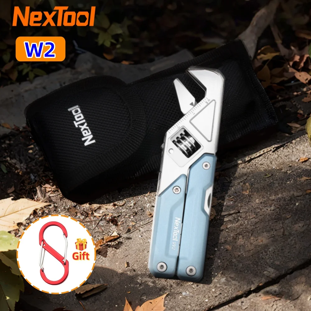 NexTool W2 8-in-1 Multi Tool Adjustable Wrench Multitool Pliers Pocket Knife Screwdriver File Multi-Tool Cycling Repairs Tools