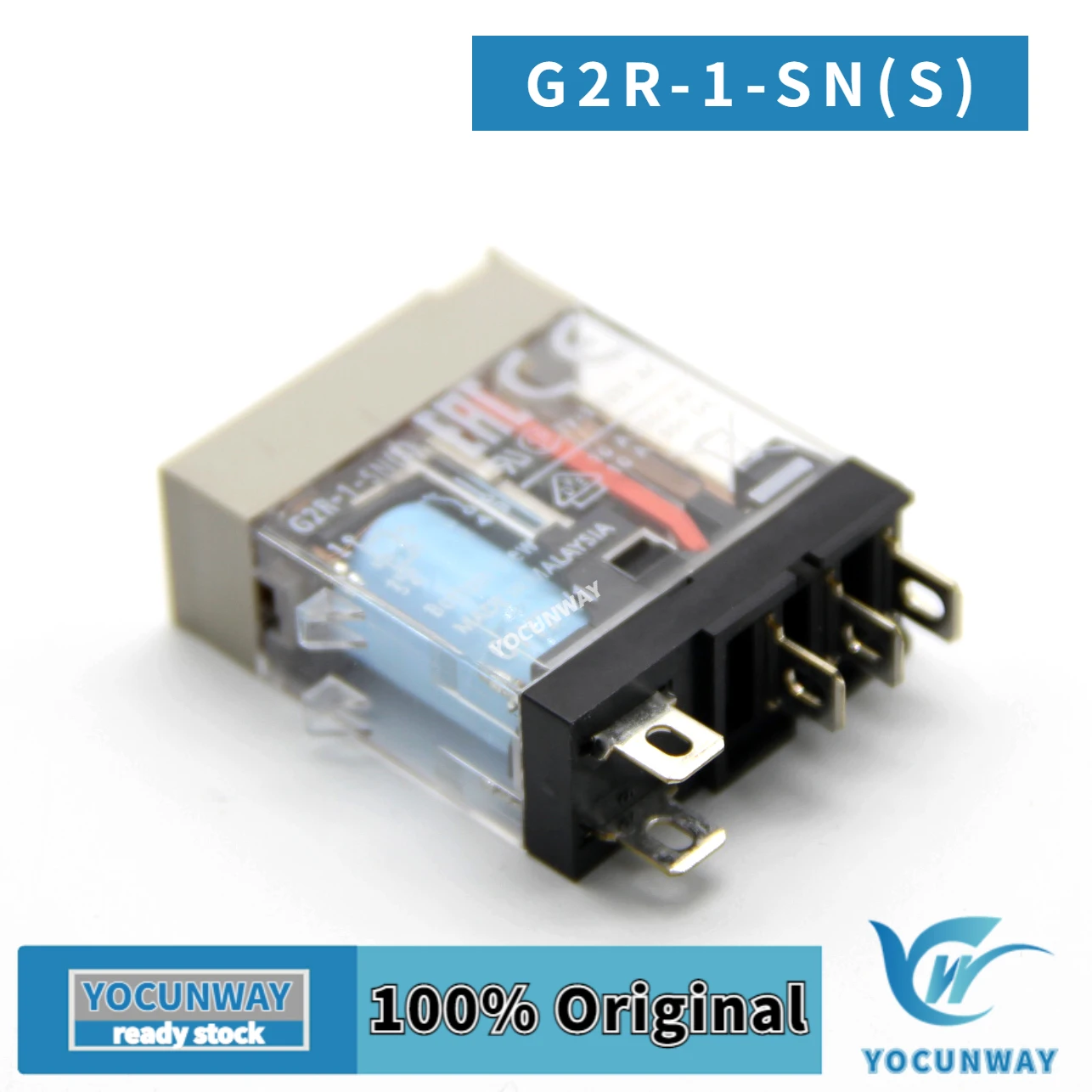 New Original Relay G2R-1-SN(S) G2R-2-SN(S) G2R-2-SND(S) 24VDC Relay Socket Intermediate Relay 8pin AC110(S) 2 On 2 Off