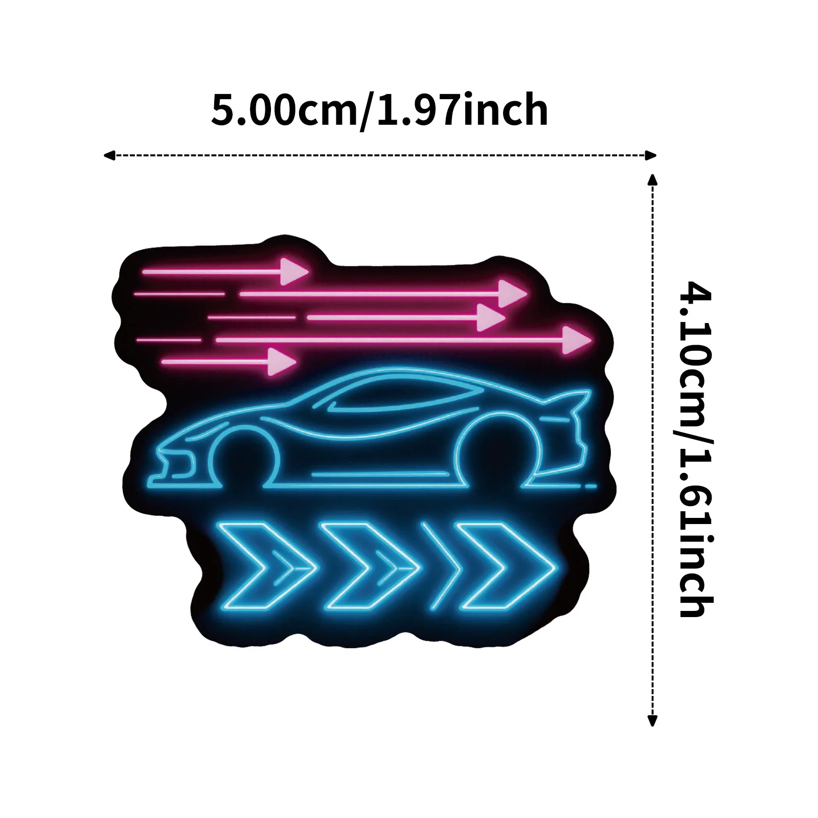 10/56PCS Cool Cartoon Animated Neon Racing Graffiti Stickers for Water Cup Phone Computer Notebook Stationery Luggage ﻿