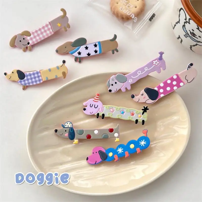 1/5PCS Fashionable Cartoon Hairpin Unique Colored Hair Clips For Children's Hair Accessories Highly Sought After Charming