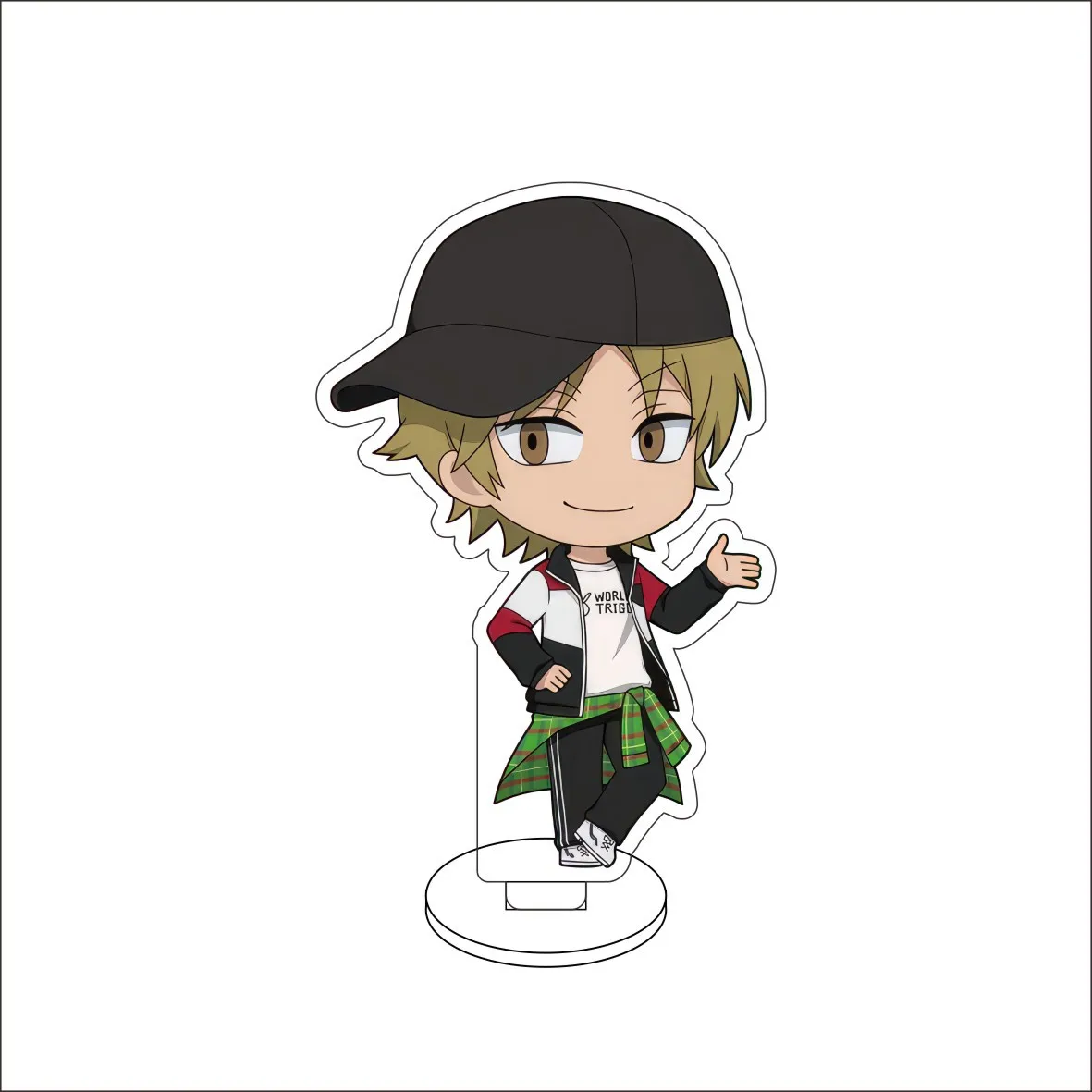 10CM Anime World Trigger Kuga Yuma Jin Yuichi‌ Mikumo Osamu Kohei Izumi Cos Acrylic Figure Stand Cute Gifts Ornaments view 3