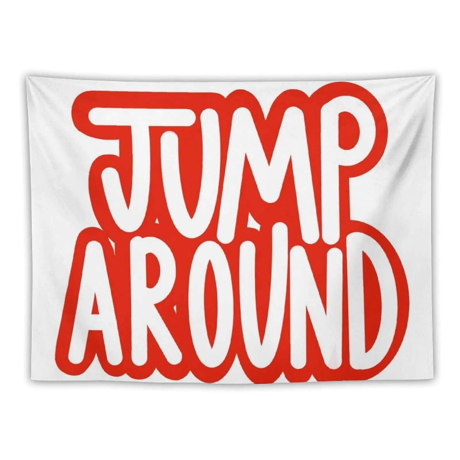 University of Wisconsin Jump Around Tapestry Art Mural Decoration For Rooms Tapestry