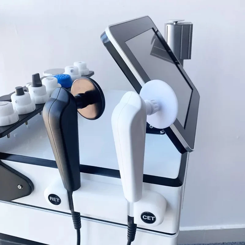 

2025 Portable 448KHz Smart TECAR Ultrasound Pain Relief EMS Therapy Device Cet Ret Massager Machine