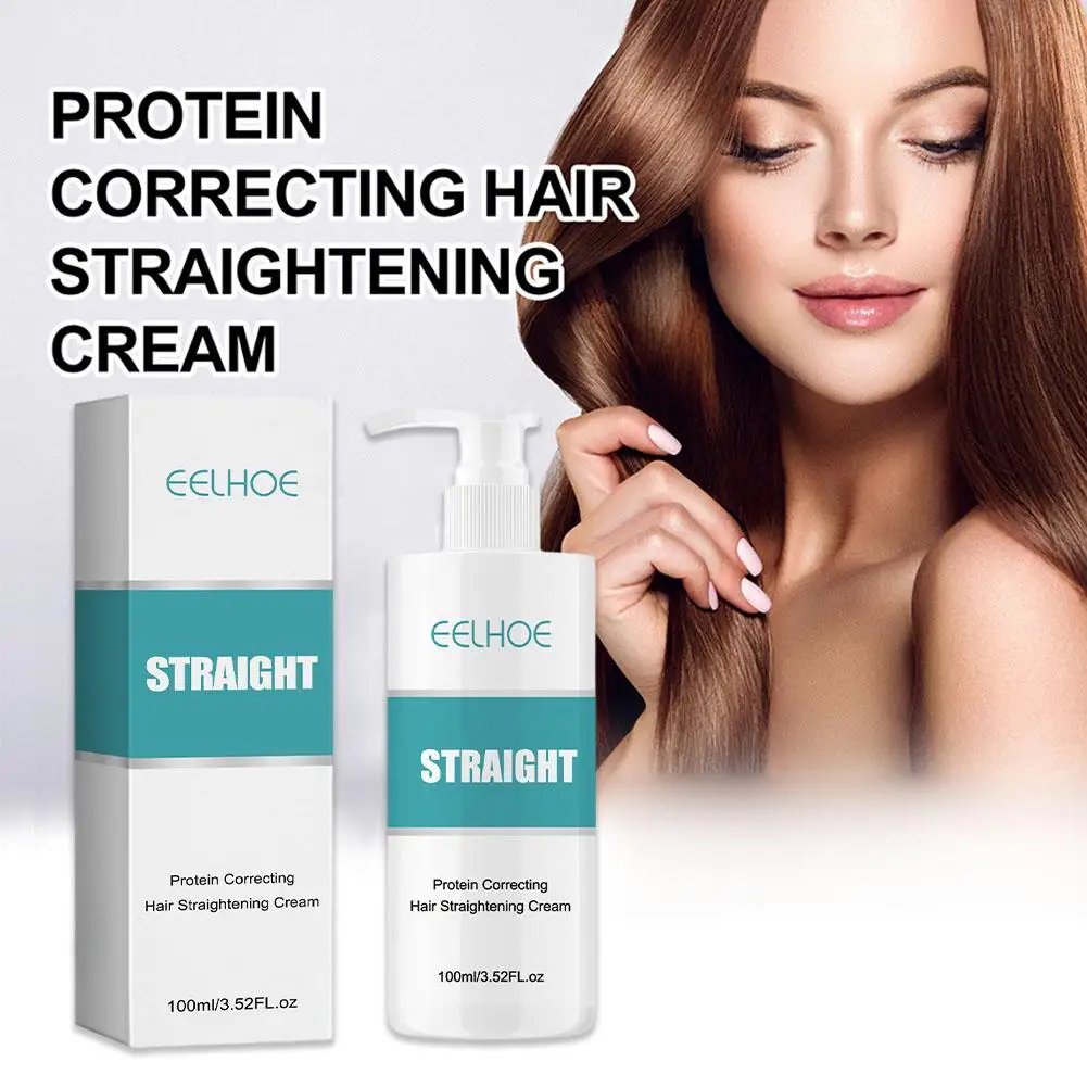 

Keratin Hair Straightening Cream Professional Damaged Smoothing Treatment Hair Curly Cream Protein Care Faster Correction R4R1