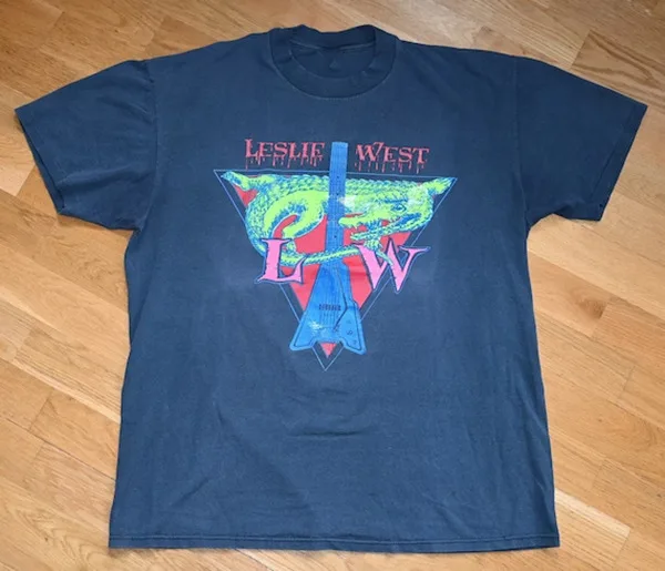 Leslie West Mountain 80's Shirt Classic Black Unisex S-5XL T146