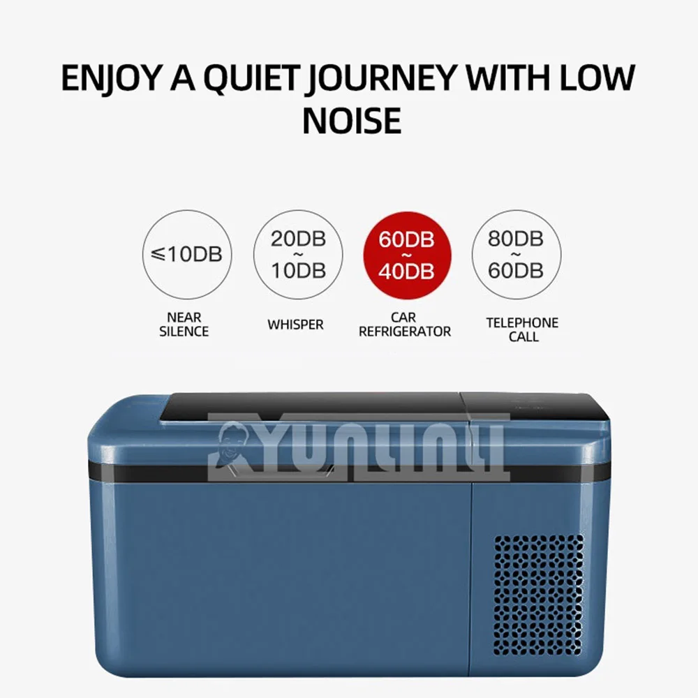 19 Liter Car Mini Refrigerator Electric Portable Refrigerator,Cold Storage Refrigerator for Home & Car