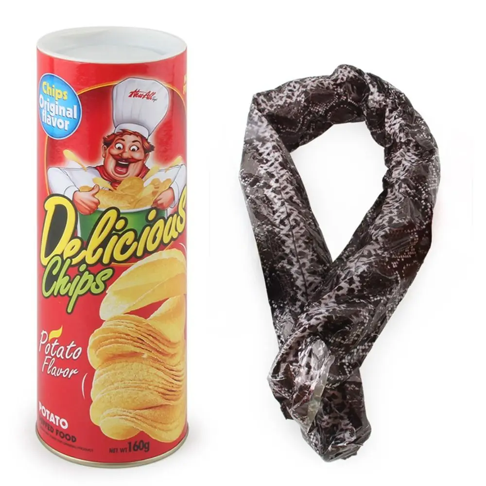 Spoof Jokes Reusable Fake Snake Jump Magic Tricks Spring Snake April Fool Day Prank Party Decoration Popcorn Can