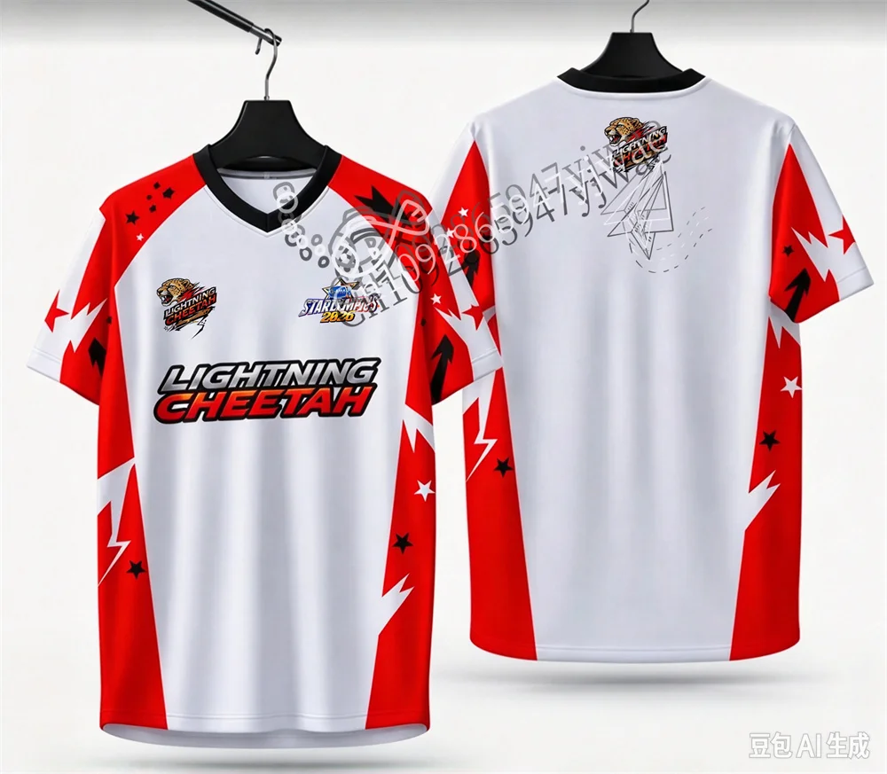 Lighting Cheetah VS Shadow Eagle GMMTV StarOlympics 2026  Supporting Jerseys Fans Gift Tee Summer Men's Women's T-shirts Top