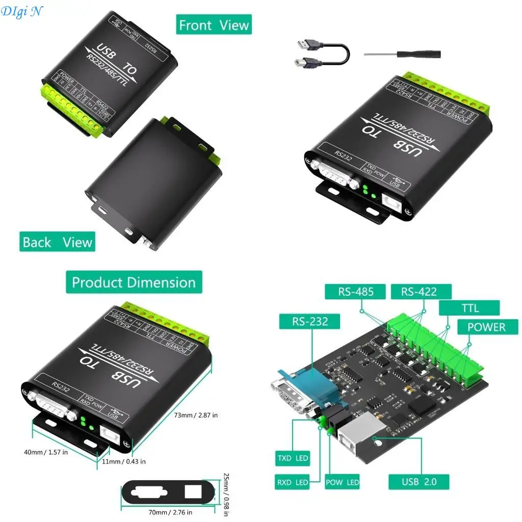 

USB to RSRS232 422 232 Industrial Isolated USB Adapter with Multiple Protective Converter for Industrial Control R2LB
