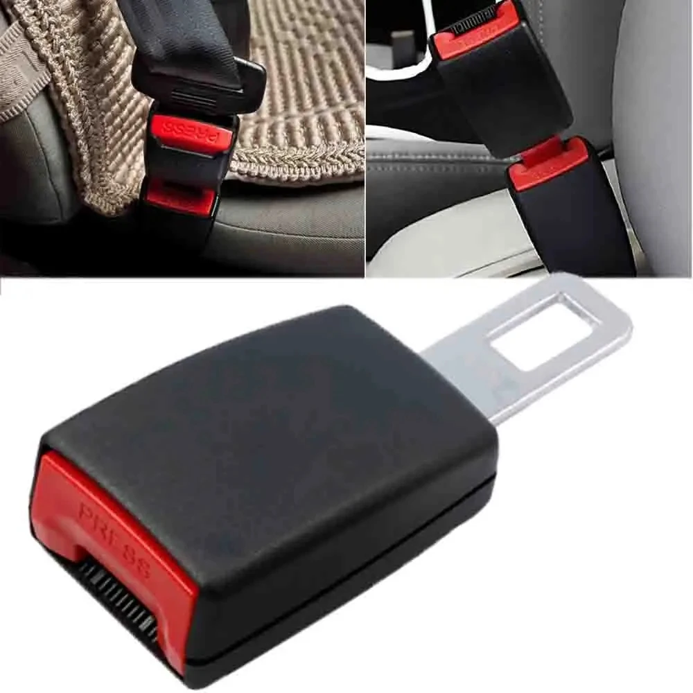 1Pc Car Safety Belt Extender Seat Belt Cover Seat Belt Padding Extension Buckle Plug Buckle Seatbelt Clip Car Accessories