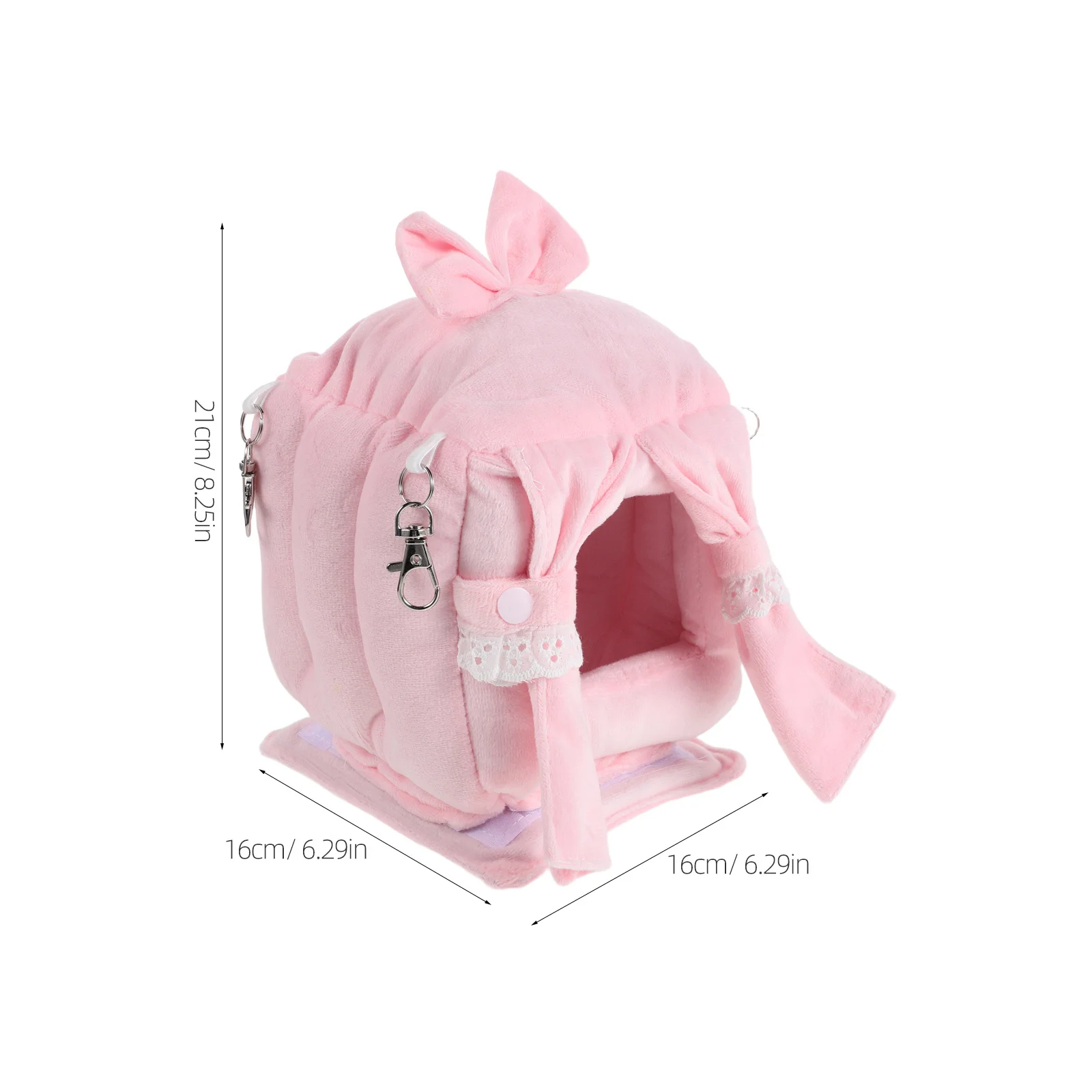 شتاء دافئ معلق القطن عش الحيوانات الأليفة سميكة الحيوانات الصغيرة السرير السكر شراعية الببغاء الهامستر كيس النوم قابل للغسل الحيوانات الأليفة