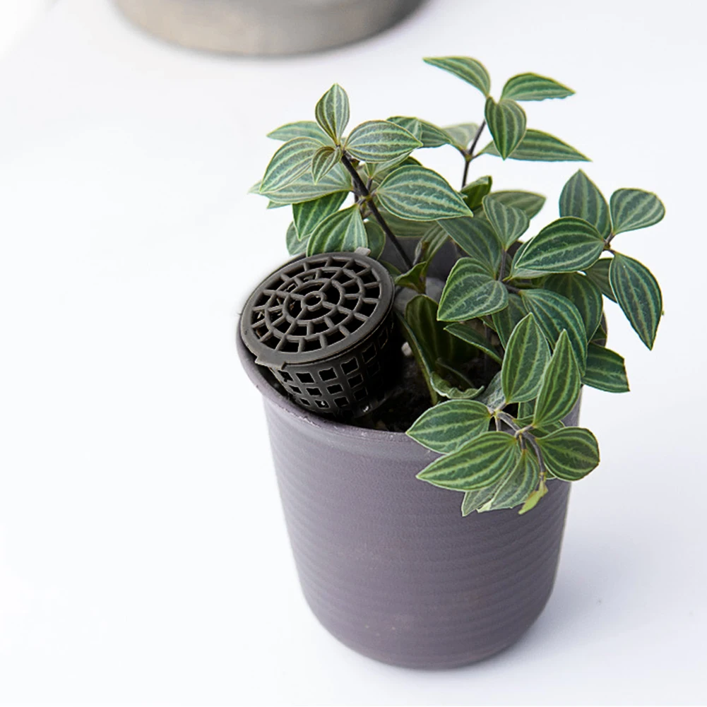 

10Pcs Plant Fertilizer Baskets with Lid Automatic Fertilizer Pot Box Fertilizer Basket for Flower Pots Bonsai Orchid