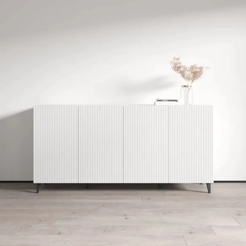 Set di mobili moderni per sala da pranzo Credenza in legno Armadietto a buffet con buffet ad angolo Nuovo tavolo da pranzo da cucina innovativo