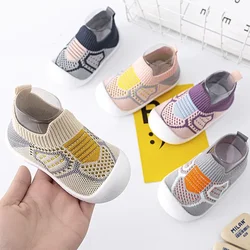 Zapatillas Soft Sole Baby Shoe New Anti Slip 0-3 Year Old Indoor Anti Kick Shoe Socks Mesh Face Infant Boy Girl Shoe Baby Items