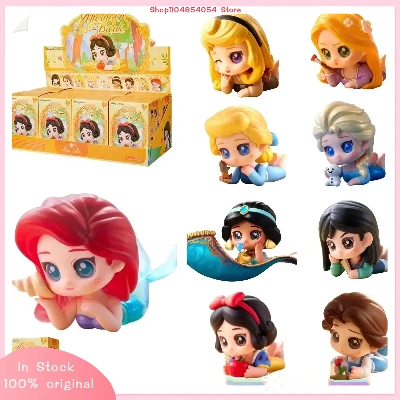 

Оригинальная серия «Послеобеденный перерыв» от Disney: коллекционные фигурки Эльзы и Русалочки Ариэль из мультфильмов, аниме, для декора, подарки на день рождения для девочек