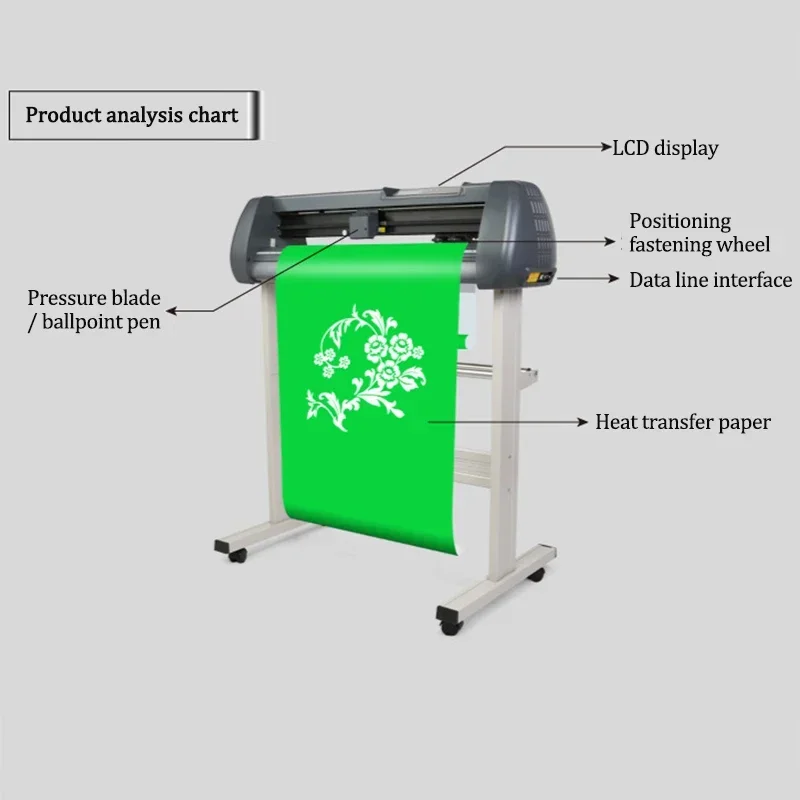 Hot Sale SK-870T Cutting Plotter Cutting Machine With Artcut Design Software/USB Port With Built-In Memory For Cutting 760 MM