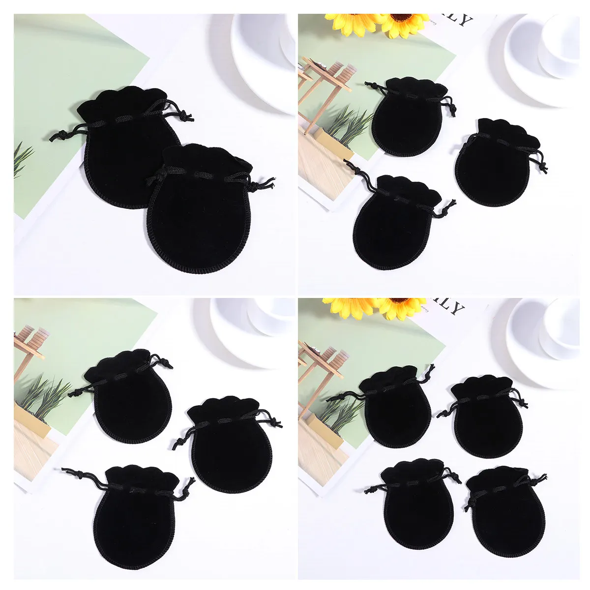 

20Pcs Small Gift Bags Elegant Drawstring Jewelry Pouches for Rosary Wedding Favors Birthday Party Favor Storage