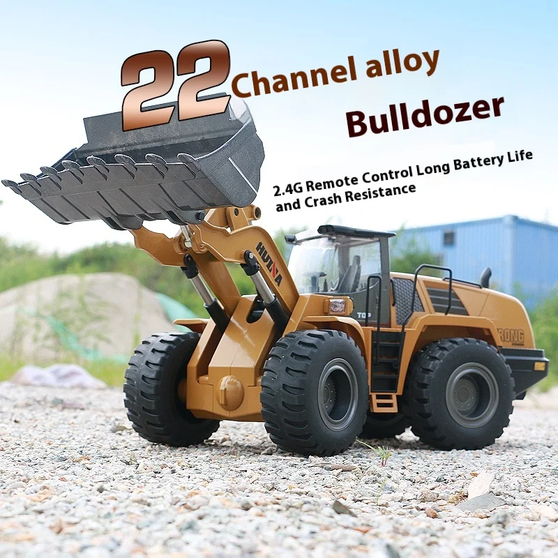 

Huinana 583 Remote Control Large Size Alloy Loader Toy Model Gift Realistic Simulation Backhoe Design For Kids And Hobbyists