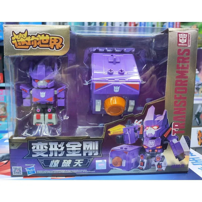 Transformatory figurki Optimus Prime Megatron Runabout Skywarp alfa Trion Ironhide Wheeljack Puzzle zabawka montażowa