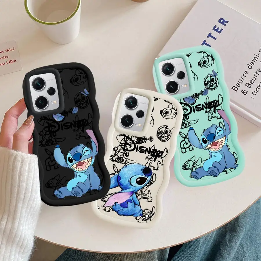 Disney Cute Stitch Custodia per Xiaomi Redmi 10C 9C 10A A3 A5 12C 8 A1 A2 Plus 13C 14C Custodia morbida per telefono