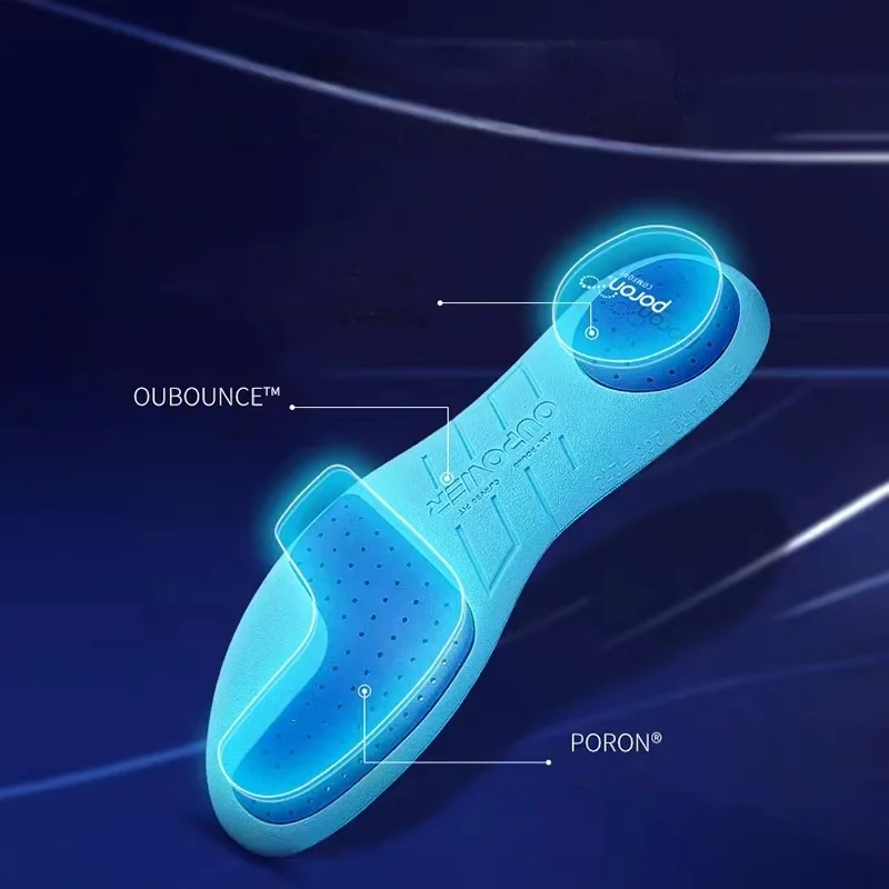 Stick: Oupwer/I Can Football/Sports Insole Poron/Bounce Shock Absorption Buffer Non-Slip Wear-Resistant Feet