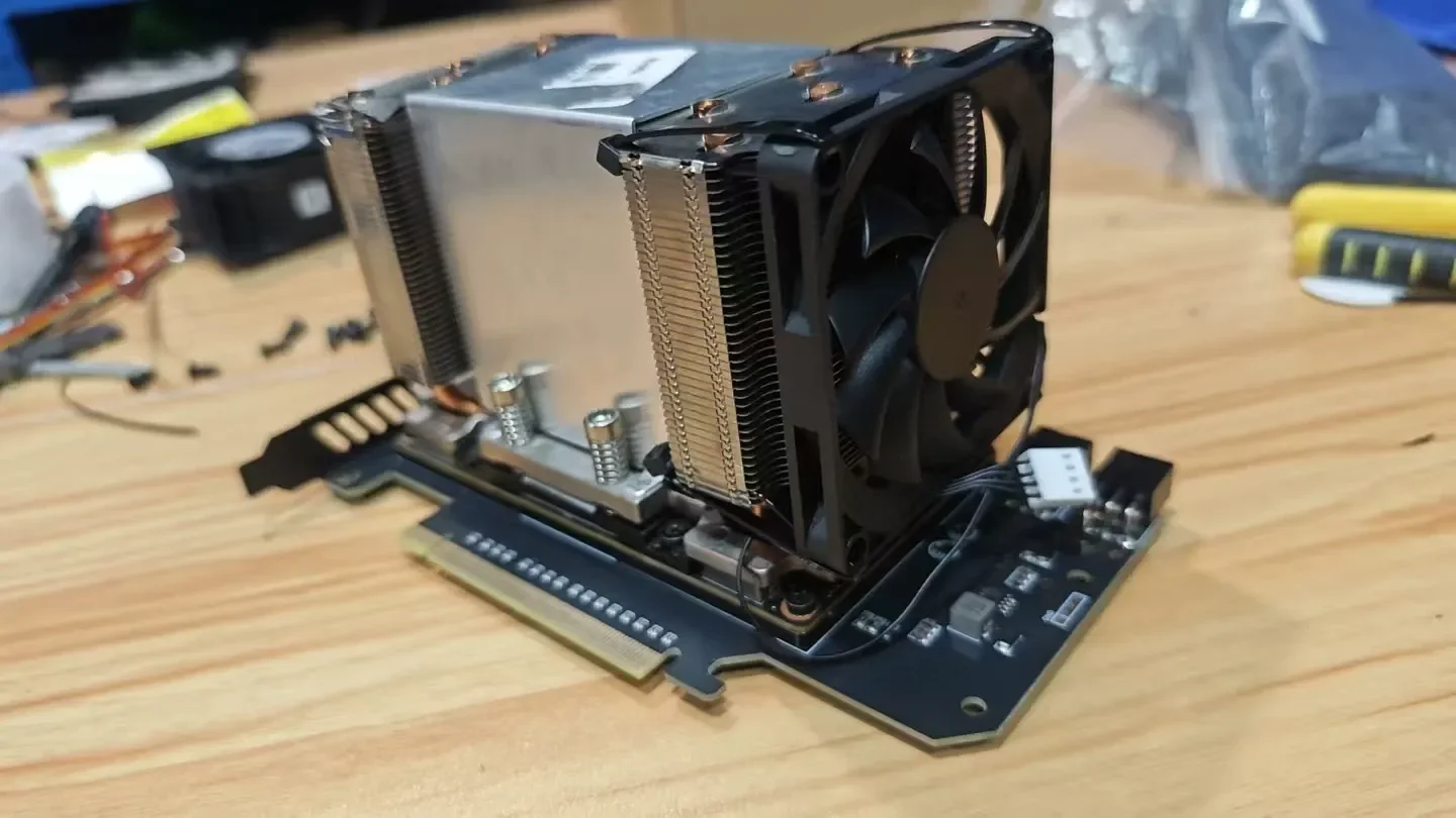 V100 16GB SXM2 GPU（Used） with SXM2-to-PCIe Adapter, Optional 90mm/110mm Air Cooler Full Assembly，