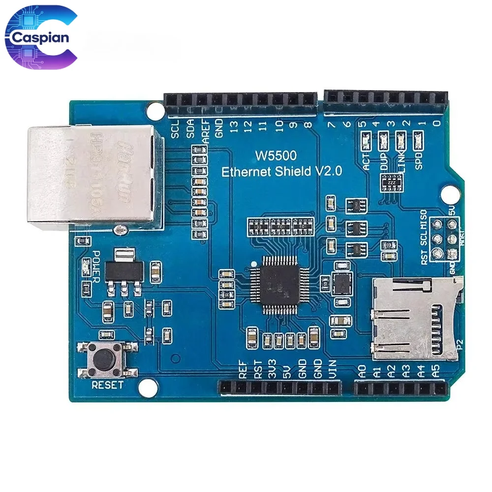 10Pcs UNO R3 Ethernet Shield W5500 Development Board Network Module for Arduino IoT