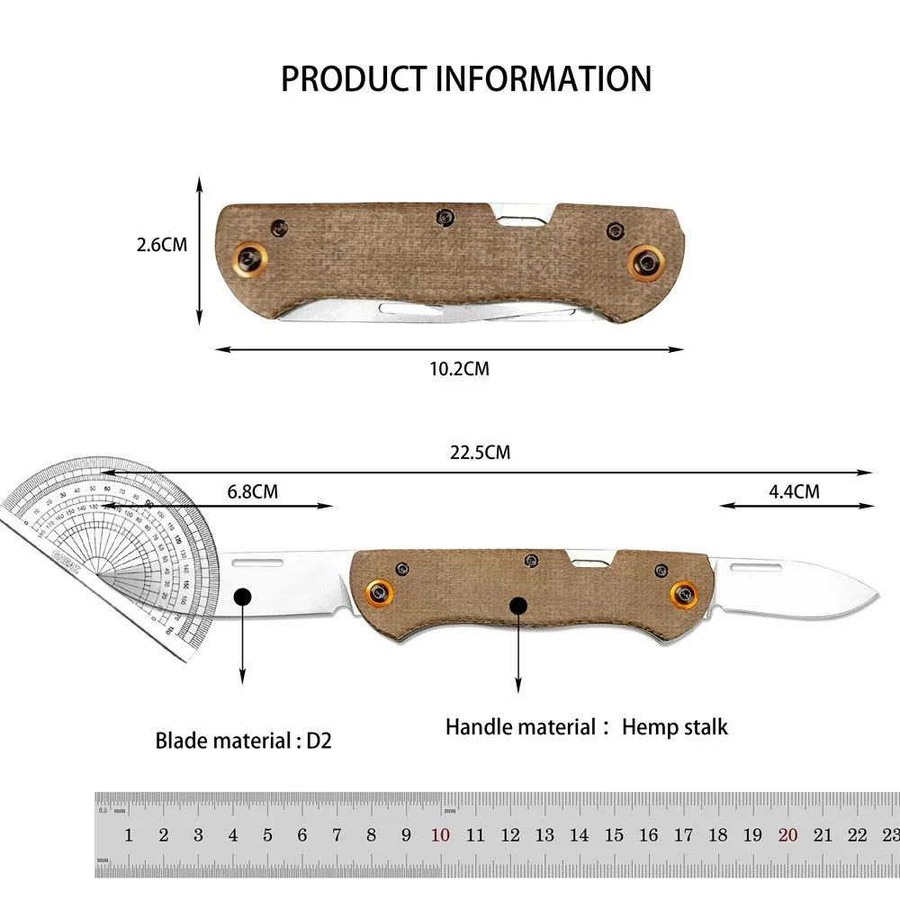 BM 317 Weekender 2-Blade Slipjoint Folding Pocket Knife D2 Drop Point Blade G10 / Linen Handles Survive Camping Hunting Tool