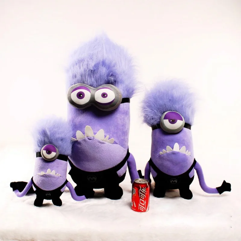 

Minions Kawaii Madness Purple Plush Despicable Me Same Oaragraph Fun Stuffed Toys Children Kids Peluche Gift Gru's Minions Plush