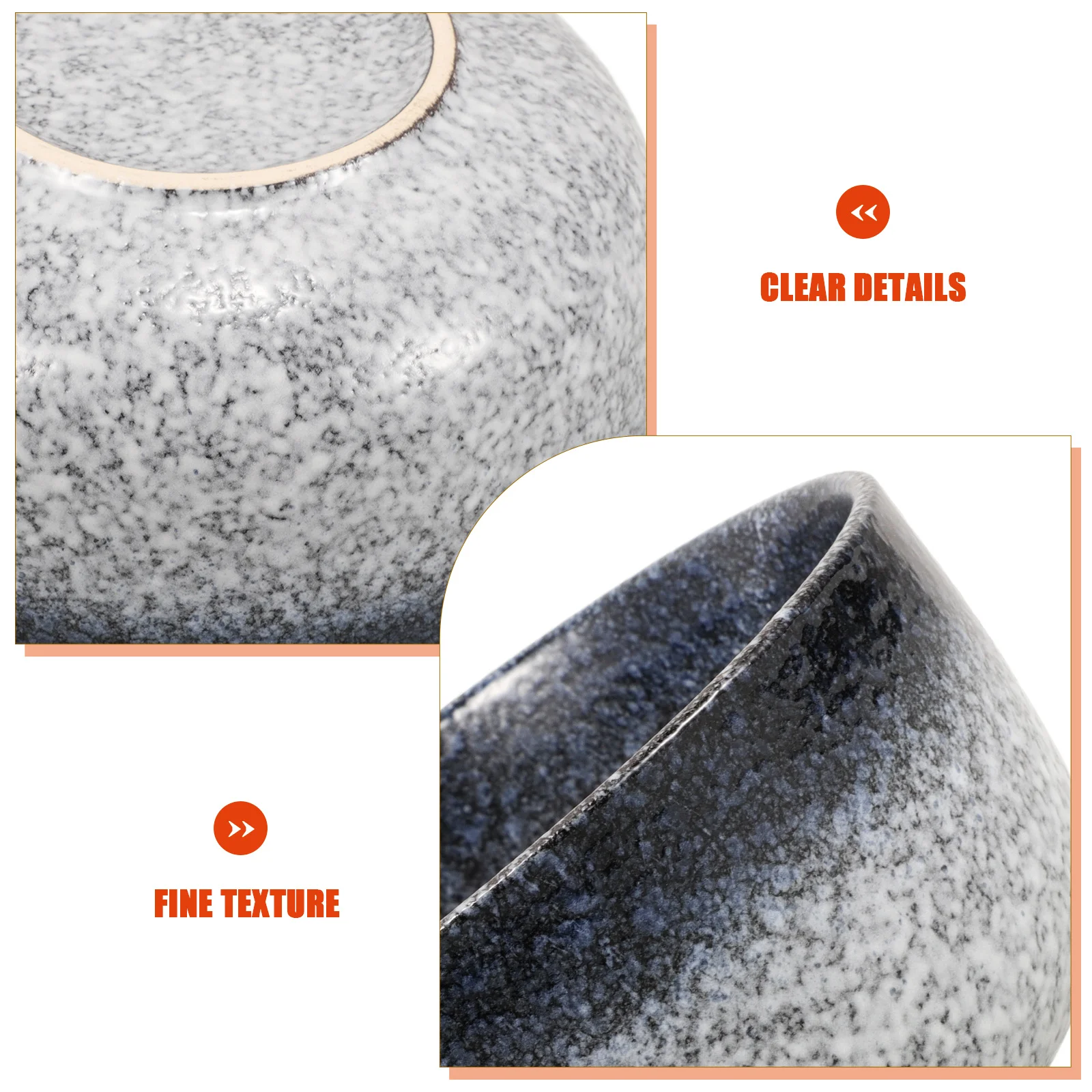 

Керамическая винтажная миска для супа 6,5 дюйма, многофункциональная миска для риса, салата, лапши, сервировочная миска для кухни, дома, ресторана, посуда