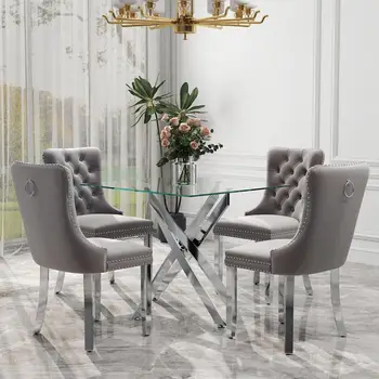 Luxury Glass Dining Set 1