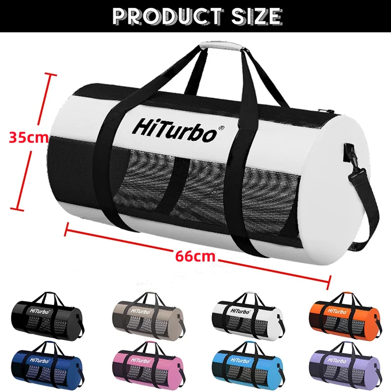 Diving Mesh Duffel Bag Oversized Diving Bags Travel Beach Gear Diving Duffels Luggage for Scuba Surfing and Snorkeling Equipment