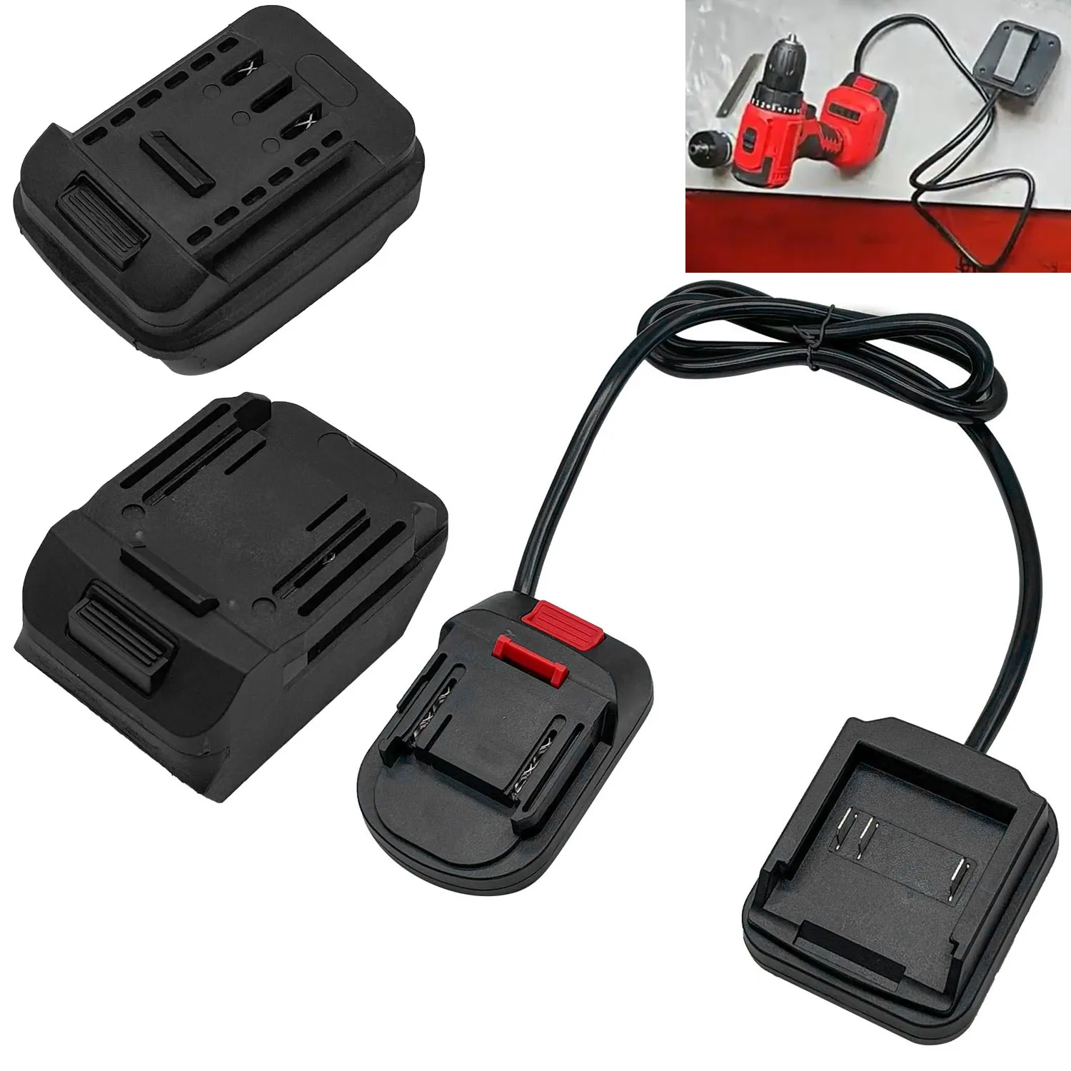 

Адаптер батареи с питанием постоянного тока, многофункциональный литиевый ключ, сепаратор батареи для BL1830 BL1840 BL1850, литий-ионный аккумулятор 18 В