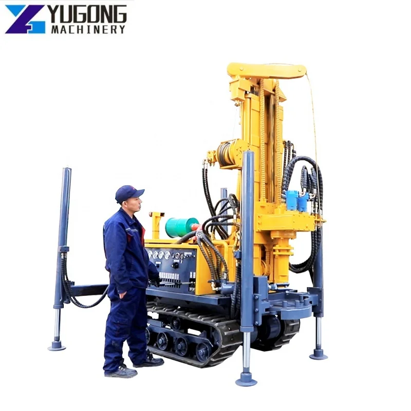 YG Factory Sell 160m Top Hammer Drilling Rig Machine 180 Meter Bore Hole Construction Water Well Drill Rig with Cheap Price