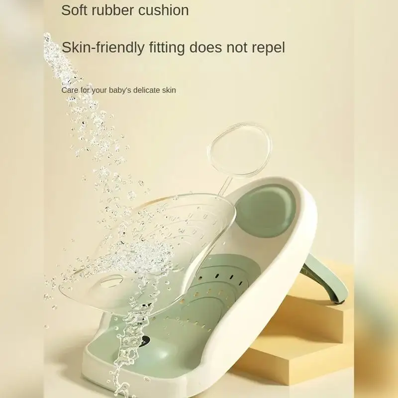 High Quality Baby Bather Baby Bath Support Infant Bathtub Shower Seat With Drain Holes & Temperature Sensing For Newborns Babies