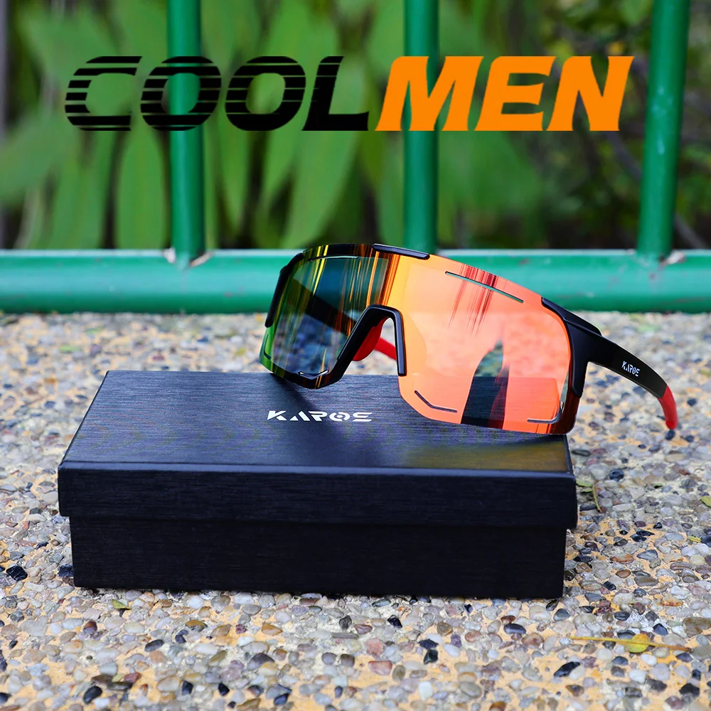 COOLMEN UV400 Cycling Glasses for Men MTB Sunglasses Mountain Bike Bicycle Eyewear Women Sports Goggles Road Speed Skating