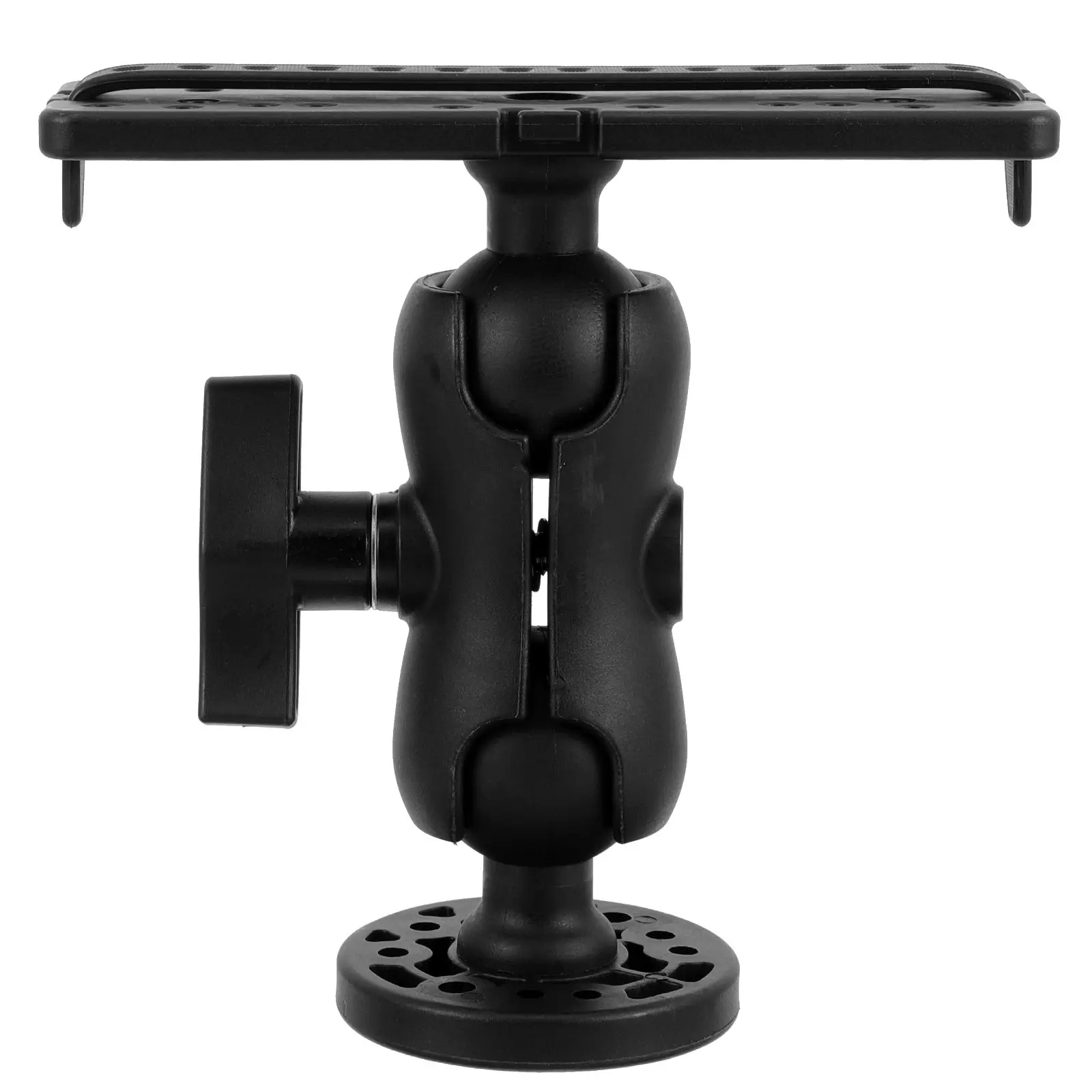 

Boat Fish Holder Adjustable Angle Head Easy Install Quick Removal Mounting Plate for Kayak Navigation Accessories