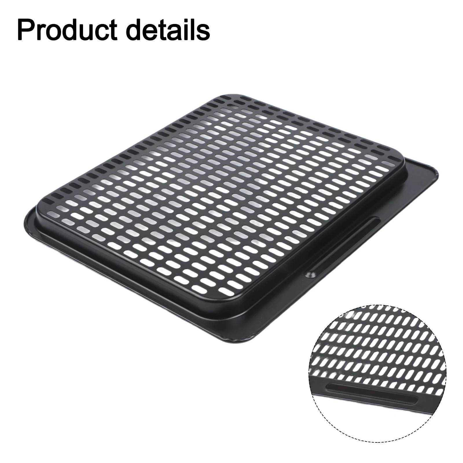 Perforated Plate Air Fryer Tray For Home Kitchen Cooking Tray Perforated Design Even Heat Distribution For Vortex Plus