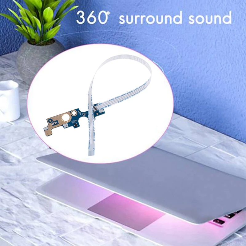 Placa do interruptor do poder do portátil, substituição das peças de reparação do cabo, 14U, 15U, 5455, 5458, 5558, 5559, 3558, 5758